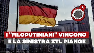 ELEZIONI IN GERMANIA  i quotfiloputinianiquot vincono e la sinistra ZTL piange [upl. by Mackenie185]