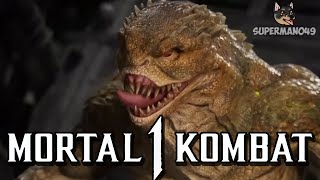 PLAYING WITH REPTILE amp MORE  Mortal Kombat 1 quotReptilequot gameplay [upl. by Akiehs224]