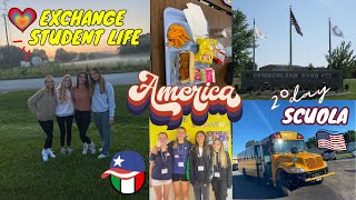 2º GIORNO🏫 nella SCUOLA AMERICANA🇺🇸senior sunrise pallavolo exchange student life  Alice Santi [upl. by Orman461]