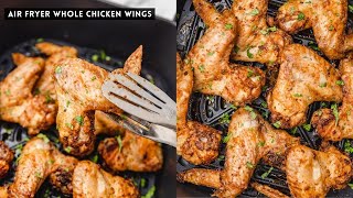 Air Fryer Whole Chicken Wings [upl. by Nilhsa19]