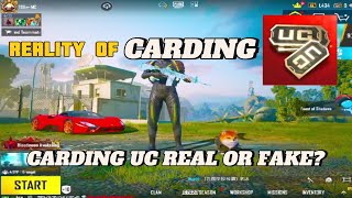 What is Carding UC in Pubg Mobile  Carding UC real or Fake  PUBG Carding Account [upl. by Nallij]