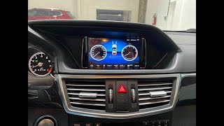 How to install Android Screen with Carplay on Mercedes Benz W212 [upl. by Forrer]