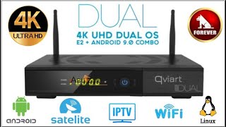 مواصفات Qviart DUAL 4K LINUX Android [upl. by Asenad]