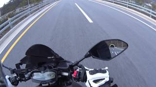 YAMAHA MT07 MT07FZ07 TOP SPEED최고속도Over 210kmh [upl. by Polad274]