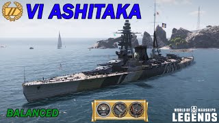 ASHITAKA  Nachladezeit reduziert amp Tarnungsmodifikation  World of Warships Legends [upl. by Nessaj]