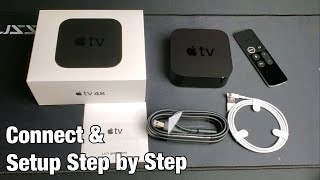 Apple TV 4K How to Connect  Setup Step by Step  Tips [upl. by Arebma92]