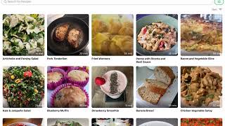 Adding Recipes to a Meal Plan on fatsecret [upl. by Nalym]