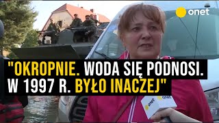 Lewin Brzeski quotMusiałam uciekać Okropnie to wygląda a woda jeszcze się podnosiquot [upl. by Ielerol]