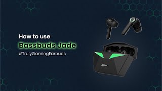 pTron Bassbuds Jade True Gaming Earbuds  Detailed Walkthrough [upl. by Sirret]