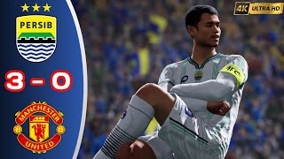 Pra Musim Persib Bandung vs Manchester united  eFootball 2025 Gameplay Full HD 4K PS5 [upl. by Vicki]