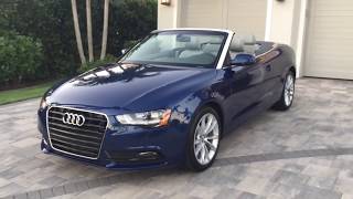 2014 Audi A5 Premium Cabrio Review and Test Drive by Bill  Auto Europa Naples [upl. by Zebe]