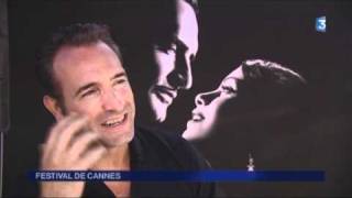 FESTIVAL DE CANNES 2011 les interviews  Jean Dujardin pour le film quotThe Artistquot [upl. by Launame]