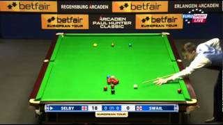 Selby vs Swail  fr1 2012 Paul Hunter Classic European Tour 1 final [upl. by Yttak]