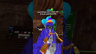 Lemming can stop me I love paintbrawl 🎨🏹 gorillatag gtag vr [upl. by Saunders]