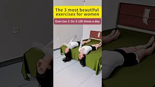 The 3 most beautiful exercises for womenshortsreducebellyfat bellyfatloss athome yoga [upl. by Suckow]