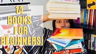 14 MUST READ BOOKS for BEGINNERS  8 Fiction books  6 NonFiction books  Libro review [upl. by Eiddal497]