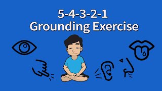 54321 Grounding Exercise Coping with Panic Anxiety amp Emotions [upl. by Sada507]