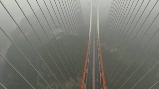 Worlds Highest Bridge Opens in Southwest China [upl. by Lalat]