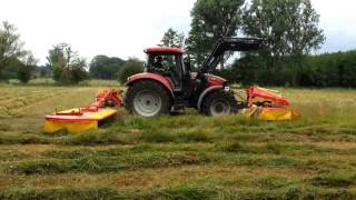 CASE IH Maxxum 140 mit Pöttinger Combi 3Schnitt HD [upl. by Imyaj]