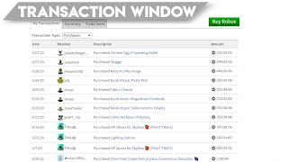 2020 How To View Your Transactions Purchases On Roblox PC  Mobile [upl. by Ahto]