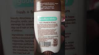 deodorant review [upl. by Elvin137]