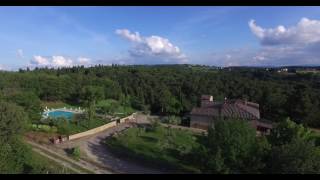 Agriturismo Palazzuolo Chianti Toscana  Ripresa aerea FULL HD 4K con drone [upl. by Adehsor]