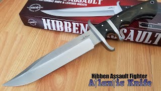 GIL HIBBEN 13quot BLACK MICARTA ASSAULT FIXED BLADE FULL TANG KNIFE  5025 [upl. by Tutto]