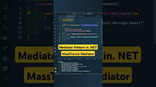 MassTransit Mediator Pattern in ASPNET Core coding masstransit messaging dotnet [upl. by Guglielma946]