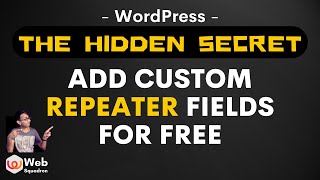 Add Custom Fields and Repeater Fields for FREE to Posts  Wordpress Tutorial  Elementor Loop Grid [upl. by Goldner]