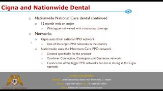 Cigna amp Nationwide Individual Dental Plan Changes [upl. by Manon]