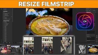 How to Resize the Thumbnails in the Filmstrip View in On1 Photo Raw [upl. by Kenay]