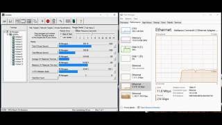 Throughput Measurement of my 10Gbe Network  IOMeter [upl. by Erdnoid]