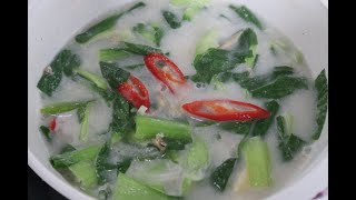 Resepi Sayur pak coy masak lemak putih Simple Giler [upl. by Kwei439]