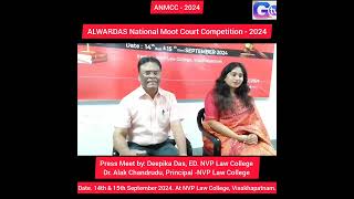 National Moot Court Competition at NVP Law College on 14th amp15th Sep 2024 [upl. by Aynotahs]