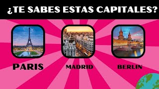 TE SABES ESTAS CAPITALES DE EUROPA  JediQuizAcademy [upl. by Cybil]