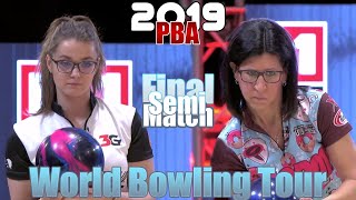 2019 Bowling  World Bowling Tour Women Semi Final  Daria Pajak VS Liz Johnson [upl. by Lance205]