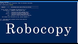 Uso sencillo de copiar archivos o directorios con ROBOCOPY [upl. by Bundy]