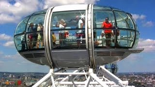 London Eye  London Landmarks  High Definition HD YouTube Video [upl. by Oloap651]