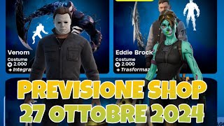 LO SHOP DI FORTNITE STA CAMBIANDO MINI PREVISIONE SHOP DI DOMANI 27 OTTOBRE DOMENICA FORTNITEMARES [upl. by Trammel357]