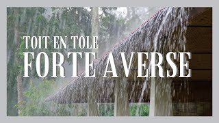 FORTE AVERSE DE PLUIES SUR TOIT EN TOLE [upl. by Mrots]