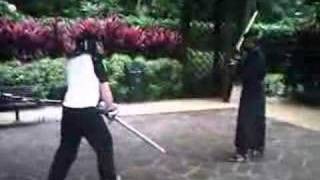 RSW Sword Fight Greg w Bastard Sword vs Jack w Katana [upl. by Elissa]