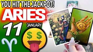 Aries ♈️ 🤑 YOU HIT THE JACKPOT💲💲 horoscope for today JANUARY 11 2024 ♈️ aries tarot JANUARY 11 [upl. by Matias]