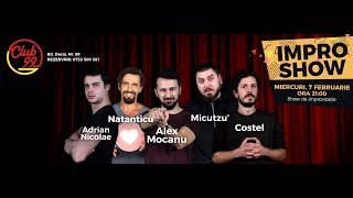 LIVE Impro show cu Micutzu Costel Natanticu Adrian Nicolae si Alex Mocanu [upl. by Yerggoeg]