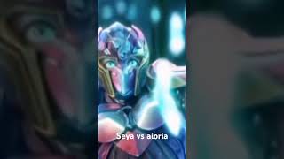 pelea de titanes seya vs aioria [upl. by Gerty]