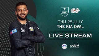 ⚪ LIVE  Surrey vs Yorkshire Metro Bank One Day Cup [upl. by Lodmilla]