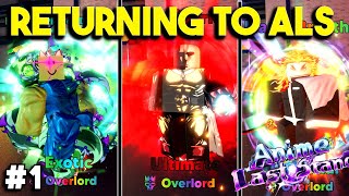 RETURNING In Anime Last Stand And Got 3 OVERLORD Units Part 1 [upl. by Ardnasela]