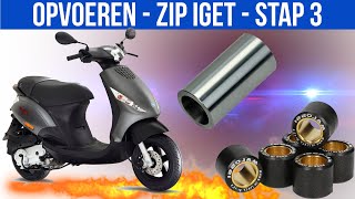 OPVOEREN  PIAGGIO ZIP iGET  STAP 3 [upl. by Anomas]