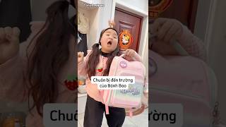 Chuẩn bị đến trường của Bánh Bao shorts [upl. by Enileme]