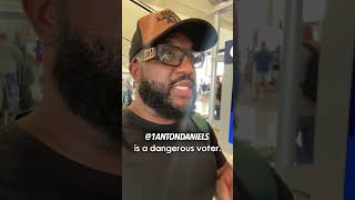 You could never get me to vote for Kamala Harris… Black men are leaving the democratic plantation 🤔 [upl. by Yednarb]