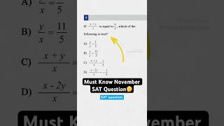 Must know November SAT question🤫 digitalsat satprep [upl. by Zaid]